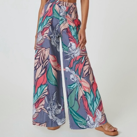 Anthropologie Bel Kazen Chelsea bird pants size large new without tags - Picture 3 of 9